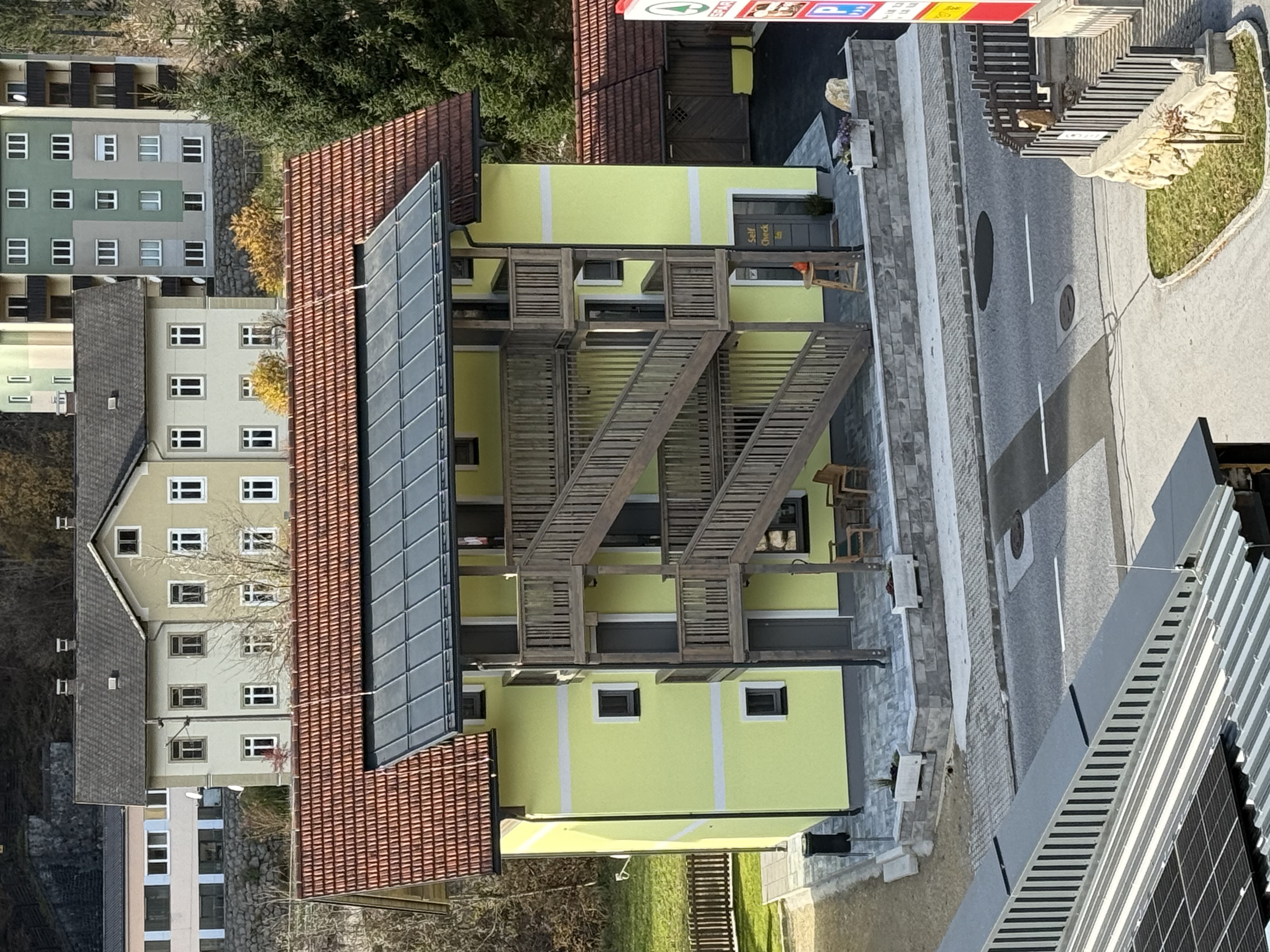 Außenansicht des Gesäuse Zimmer Motels