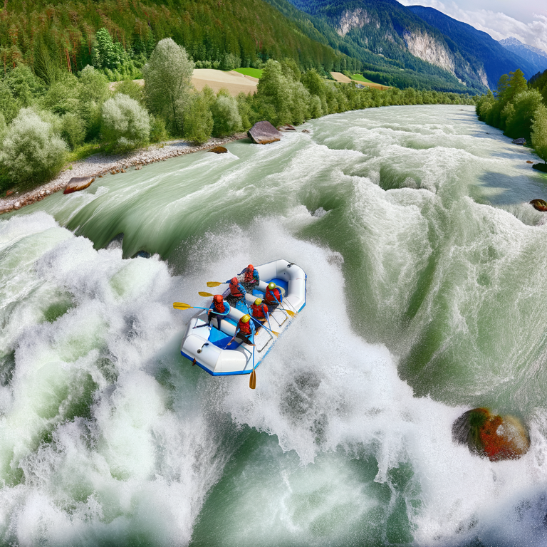 Rafting auf der Enns